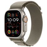 WiWu Alpine nylonband Apple Watch Series 1-10 / SE / Ultra (2) - 42/44/45/46/49 mm - Olive Green