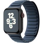 WiWu Magnetisch geweven linkband Apple Watch Series 1-10 / SE / Ultra (2) - 42/44/45/46/49 mm - Ocean Blue