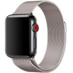 WiWu Milanese band Apple Watch Series 1-9 / SE - 38/40/41 mm / Series 10 - 42 mm - Sterrenlicht