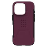 UAG Civilian Backcover MagSafe iPhone 16 Pro - Bordeaux