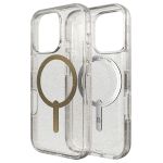 ZAGG Milan Snap Case met MagSafe iPhone 16 Pro - Gold Glitter