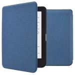 imoshion Canvas Sleepcover Bookcase Kobo Clara HD - Donkerblauw