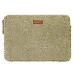 Selencia Teddy Laptop hoes 15-16 inch - Laptopsleeve - Sage Green