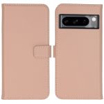 Selencia Echt Lederen Bookcase Google Pixel 8 Pro - Dusty Pink