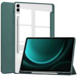 imoshion Trifold Hardcase Bookcase voor de Samsung Tab S9 FE Plus / Tab S9 Plus 12.4 inch - Groen