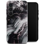 Selencia Vivid Backcover Samsung Galaxy S24 - Chic Marble Black