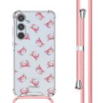 imoshion Design hoesje met koord Samsung Galaxy A35 - Crab Watercolor