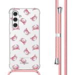 imoshion Design hoesje met koord Samsung Galaxy A54 (5G) - Crab Watercolor