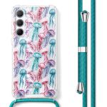 imoshion Design hoesje met koord Samsung Galaxy A55 - Jellyfish Watercolor