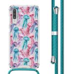 imoshion Design hoesje met koord Samsung Galaxy A70 - Jellyfish Watercolor