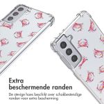 imoshion Design hoesje met koord Samsung Galaxy S21 Plus - Crab Watercolor