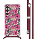 imoshion Design hoesje met koord Samsung Galaxy S23 - Flower Water