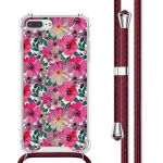 imoshion Design hoesje met koord iPhone 8 Plus / 7 Plus - Flower Water