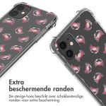 imoshion Design hoesje met koord iPhone 11 - Crab Watercolor
