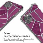 imoshion Design hoesje met koord iPhone 11 Pro Max - Bordeaux Graphic