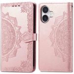 imoshion Mandala Bookcase iPhone 16 - Rosé Goud