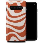 Selencia Vivid Backcover Samsung Galaxy S10 - Dream Swirl Orange