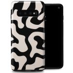 Selencia Vivid Backcover Samsung Galaxy S10 - Art Wave Black