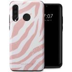 Selencia Vivid Backcover Huawei P30 Lite - Colorful Zebra Old Pink