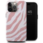 Selencia Vivid Backcover iPhone 15 Pro Max - Colorful Zebra Old Pink