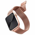 Uniq Dante Mesh Milanese stalen bandje Apple Watch 1-9 / SE - 38/40/41 mm / Series 10 - 42 mm - Rose Gold