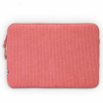 Selencia Corduroy Laptop hoes 13-14 inch - Laptopsleeve - Old Pink