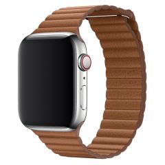 Apple Leather Loop M Apple Watch Series 1-9 / SE / Ultra (2) - 42/44/45/49 mm - Saddle Brown