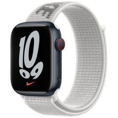Apple Nike Sport Loop Band Apple Watch Series 1-9 / SE / Ultra (2) - 42/44/45/49 mm - White