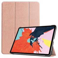iMoshion Trifold Bookcase iPad Air 11 inch (2024) M2 / Air 5 (2022) / Air 4 (2020) - Rosé Goud