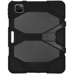 Extreme Protection Army Backcover iPad Air 11 inch (2024) M2 / Air 5 (2022) / Air 4 (2020) - Zwart