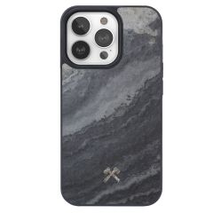 Woodcessories Bumper Case MagSafe iPhone 14 Pro - Real Slate Stone