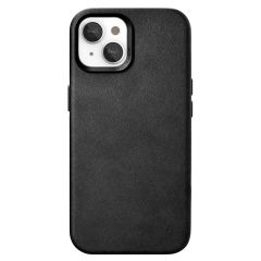 Woodcessories Bio Leather Case MagSafe iPhone 15 - Zwart