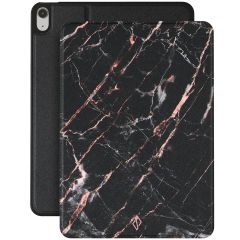 Burga Tablet Case iPad Air 11 inch (2024) M2 / Air 5 (2022) / Air 4 (2020) - Rosé Gold Marble