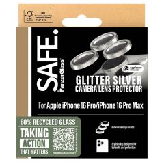 PanzerGlass SAFE Camera Lens Protector iPhone 16 Pro / 16 Pro Max - Glitter Silver