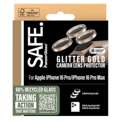 PanzerGlass SAFE Camera Lens Protector iPhone 16 Pro / 16 Pro Max - Glitter Gold