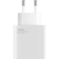 Xiaomi Originele power adapter met USB-C kabel - oplader - USB-A poort + USB-A naar USB-C kabel - 120 Watt - Wit
