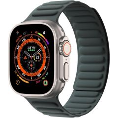 WiWu Magnetisch geweven linkband Apple Watch Series 1-9 / SE / Ultra (2) - 42/44/45/49 mm - Green