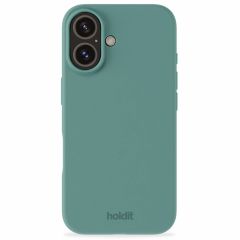 Holdit Silicone Case iPhone 16 Plus - Moss Green