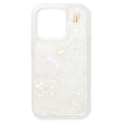 iDeal of Sweden Pearlized Case iPhone 15 Pro - Wit