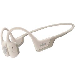 Shokz OpenRun Pro - Standaard maat - Open-Ear draadloze oordopjes - Bone conduction - Beige