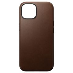 Nomad Modern Leather Case iPhone 15 - Bruin