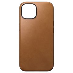Nomad Modern Leather Case iPhone 15 - English Tan