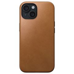 Nomad Modern Leather Case iPhone 15 - English Tan