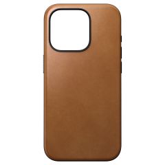 Nomad Modern Leather Case iPhone 15 Pro - English Tan