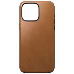 Nomad Modern Leather Case iPhone 15 Pro Max - English Tan