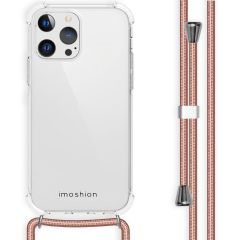 iMoshion Backcover met koord iPhone 13 Pro - Rosé Goud