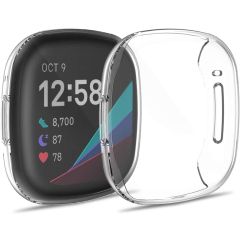 iMoshion Full Cover Softcase Fitbit Versa 3 - Transparant