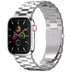 iMoshion Stalen bandje Apple Watch Series 1-9 / SE / Ultra (2) - 42/44/45/49 mm - Zilver