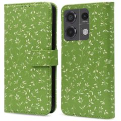 imoshion Design Bookcase Xiaomi Redmi Note 13 Pro (5G) / Poco X6 - Green Flowers