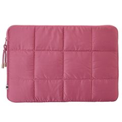 Selencia Puffy Laptop hoes 13-14 inch - Laptopsleeve - Magenta Fire